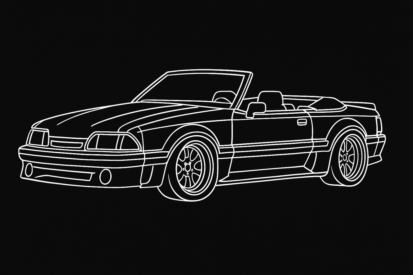 Blacktop customs stickers