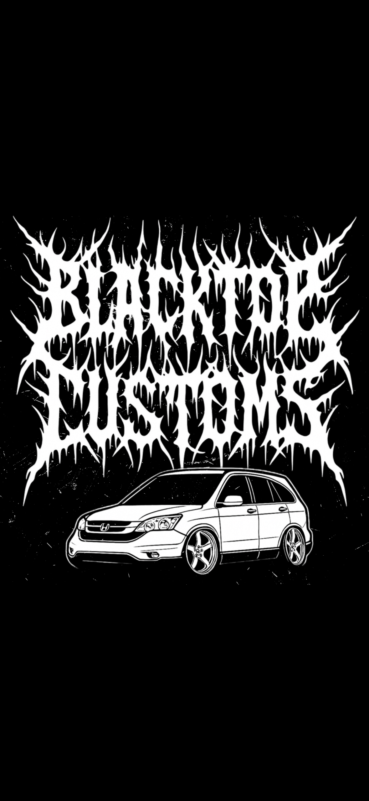 Blacktop customs stickers
