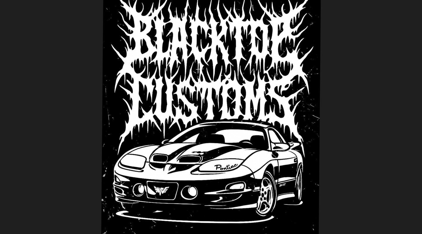 Blacktop customs stickers