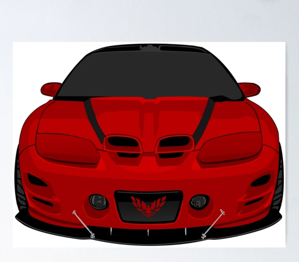 Blacktop customs stickers