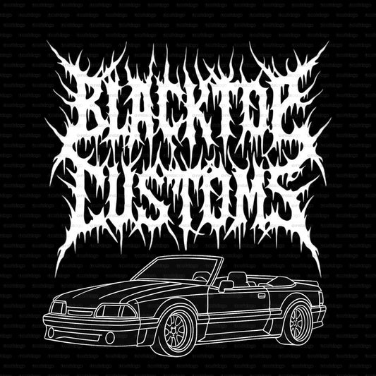 Blacktop customs stickers